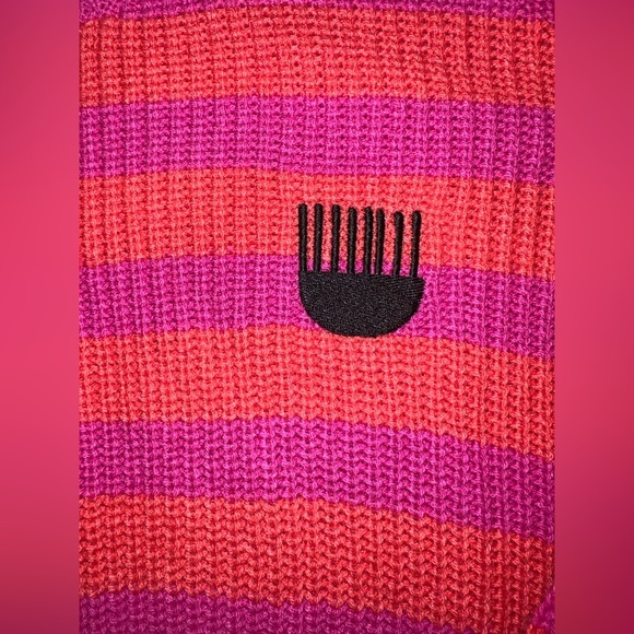 Target Black History Month Striped Half-Zip Sweater XS - Picture 6 of 6